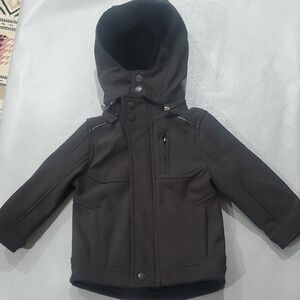 URBAN REPUBLIC Kids Black Hooded Jacket